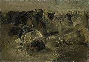 George Hendrik Breitner Four Cows oil painting reproduction